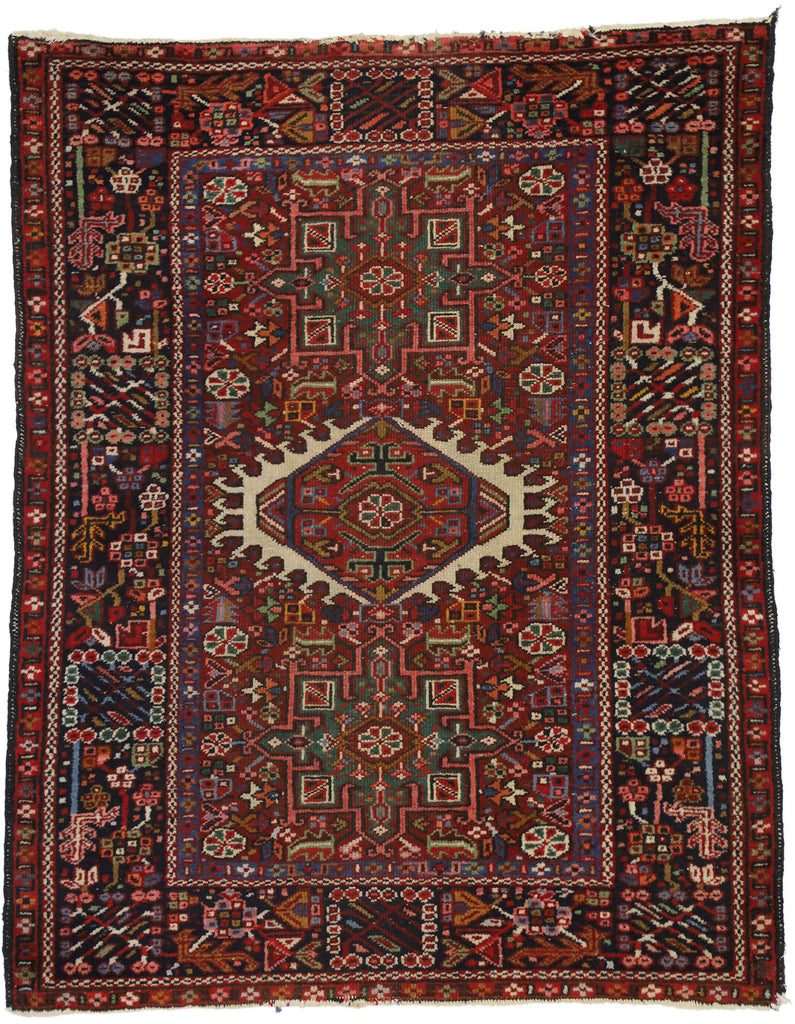 3 x 4 Vintage Persian Heriz Rug 76895