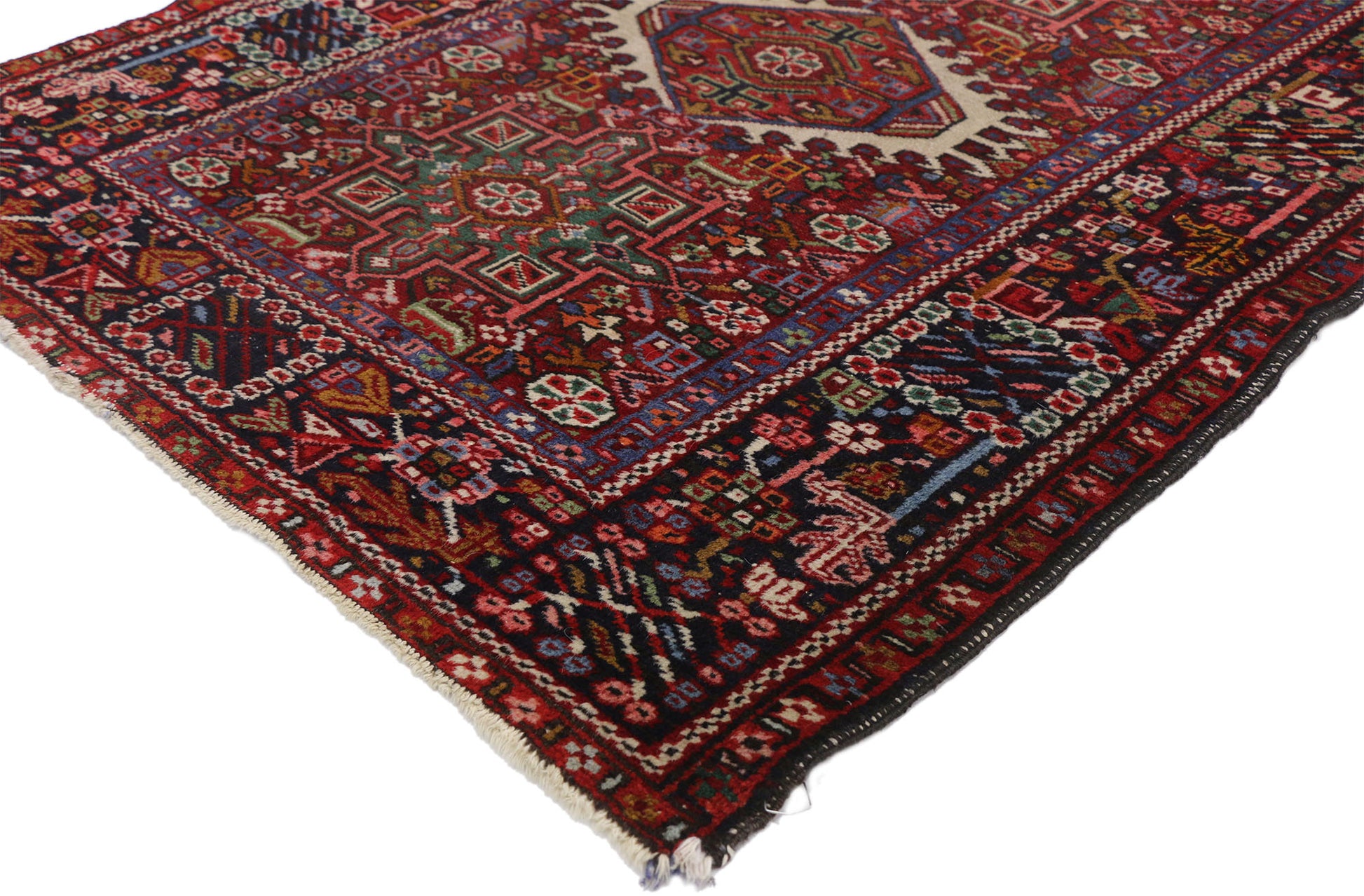 3 x 4 Vintage Persian Heriz Rug 76895