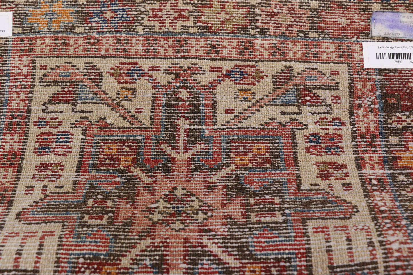 2 x 5 Vintage Persian Heriz Rug 76897