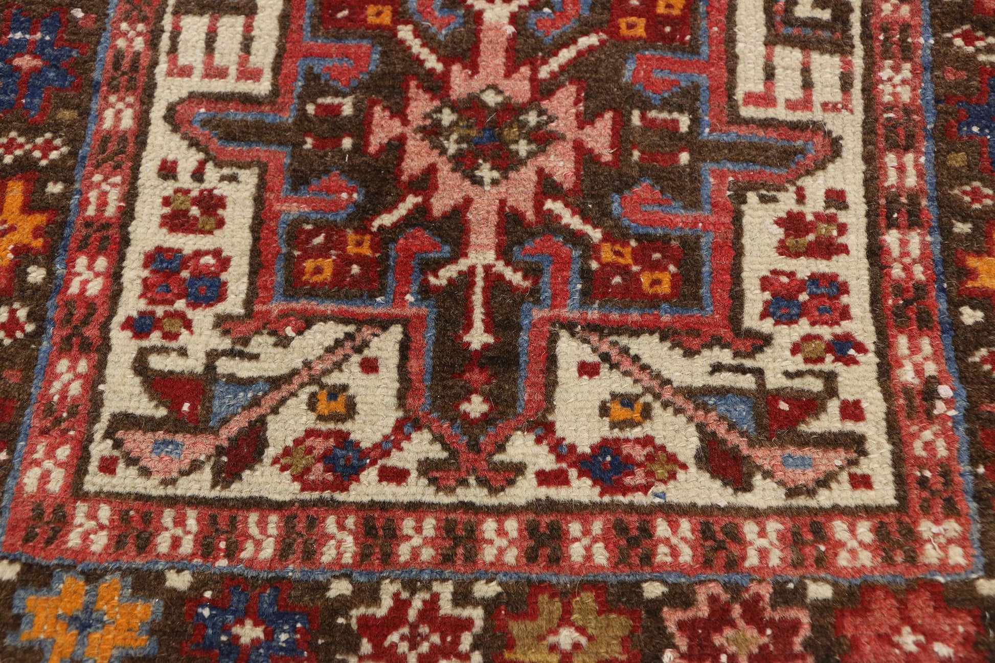 2 x 5 Vintage Persian Heriz Rug 76897