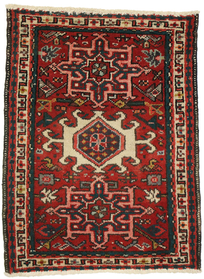 2 x 3 Vintage Heriz Rug 76899