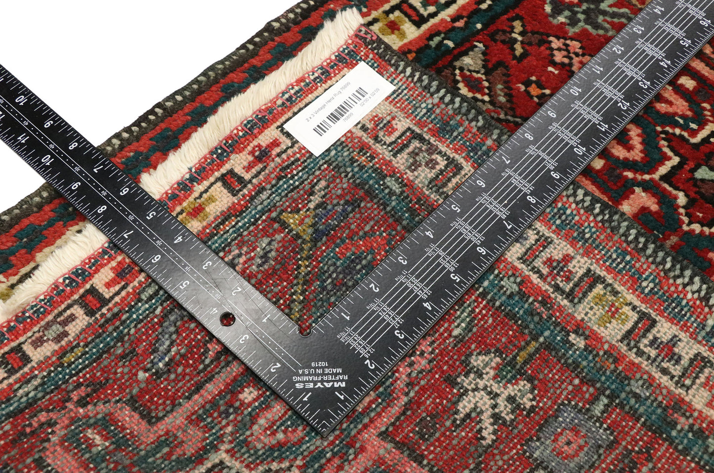 2 x 3 Vintage Heriz Rug 76899