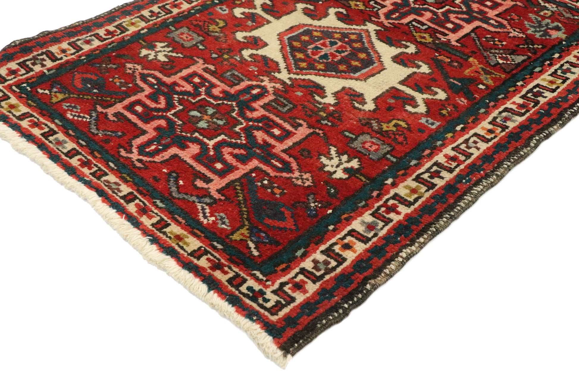 2 x 3 Vintage Heriz Rug 76899
