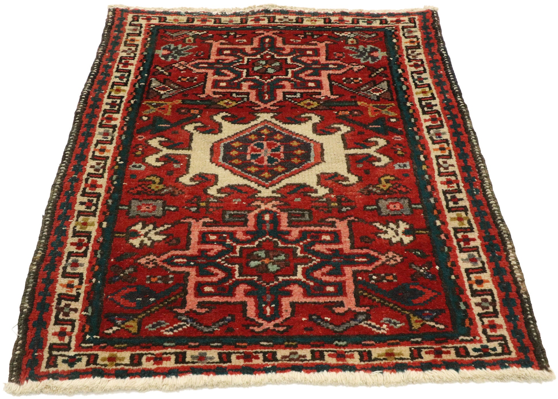 2 x 3 Vintage Heriz Rug 76899