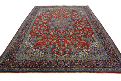 7 x 10 Vintage Isfahan Rug 76901