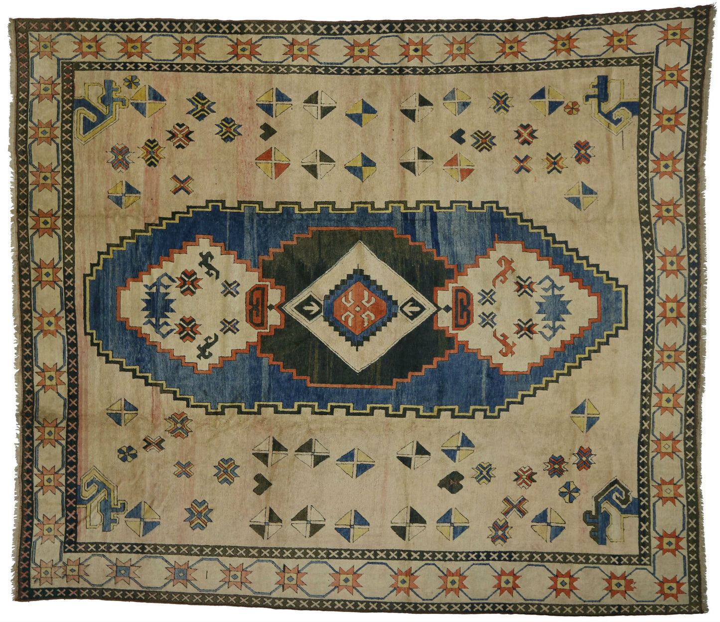 13 x 15 Vintage Oushak Rug 76904