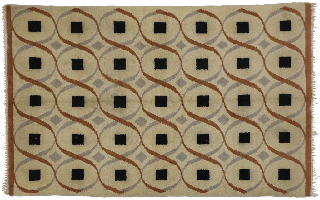 6 x 9 Vintage Swedish Rug 76913