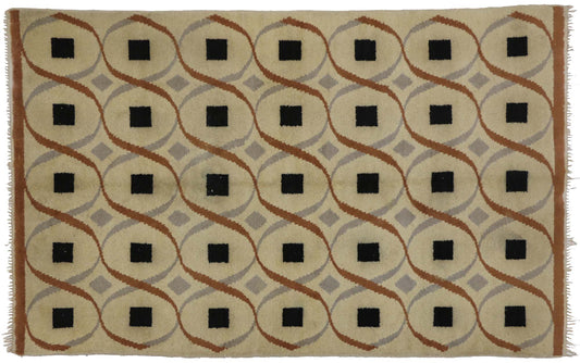 6 x 9 Vintage Swedish Rug 76913