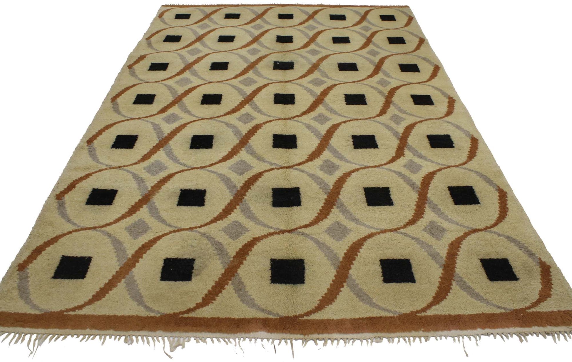 6 x 9 Vintage Swedish Rug 76913