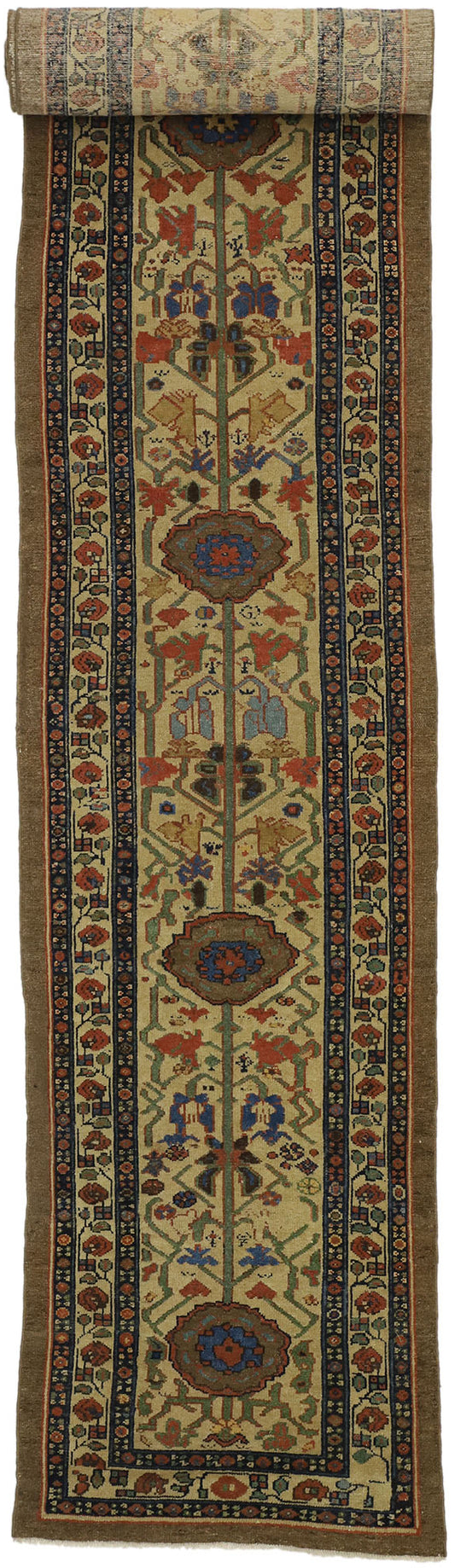 3 x 26 Antique Malayer Persian Runner 76916