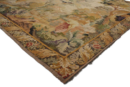 10 x 11 Antique French Tapestry 76930