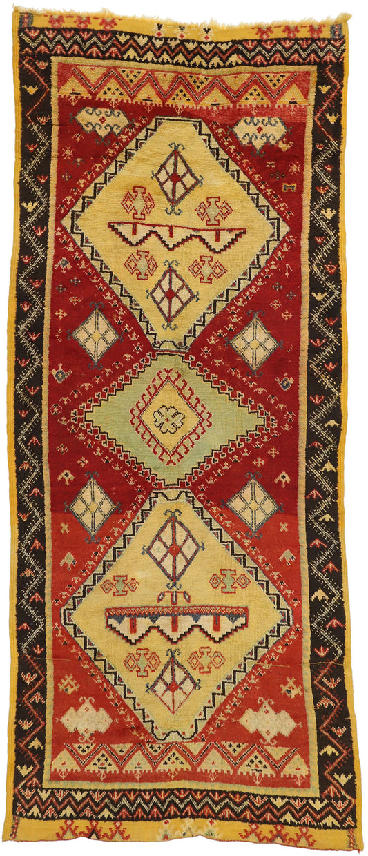 5 x 11 Vintage Moroccan Rug 76931