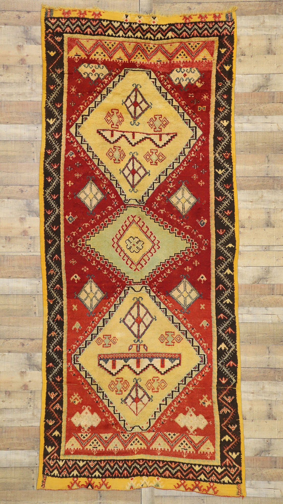 5 x 11 Vintage Moroccan Rug 76931