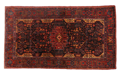5 x 9 Antique Persian Hamadan Rug 76936