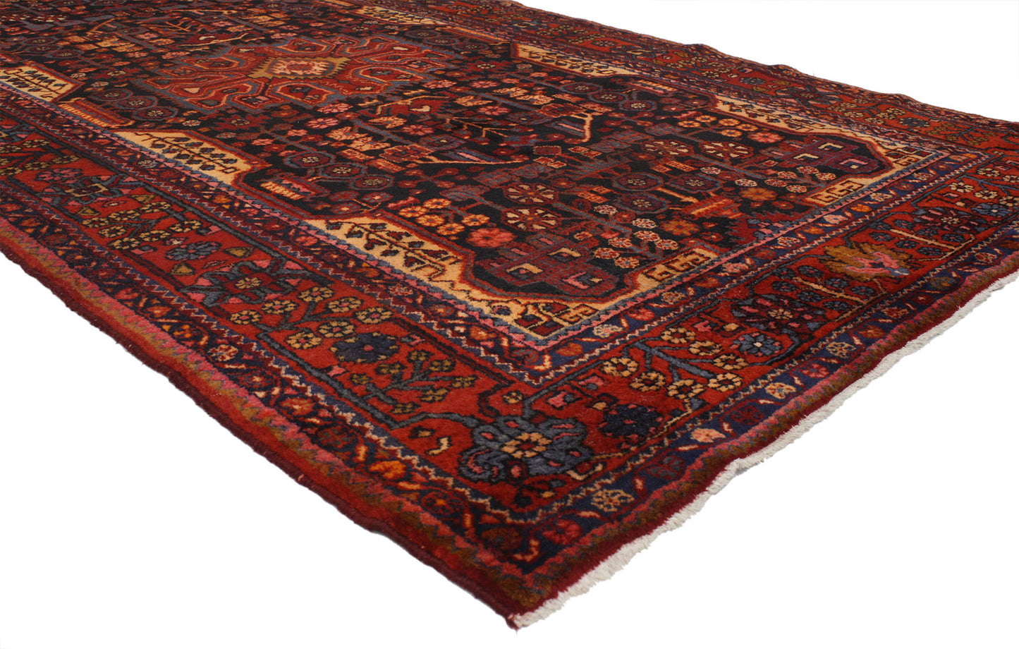 5 x 9 Antique Persian Hamadan Rug 76936