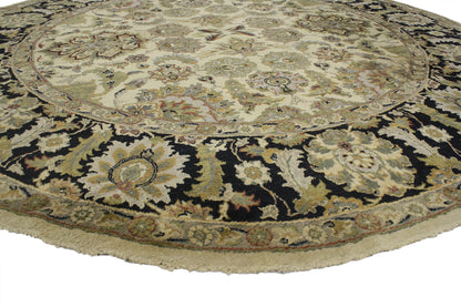 8 x 8 Vintage Indian Round Area Rug 76937