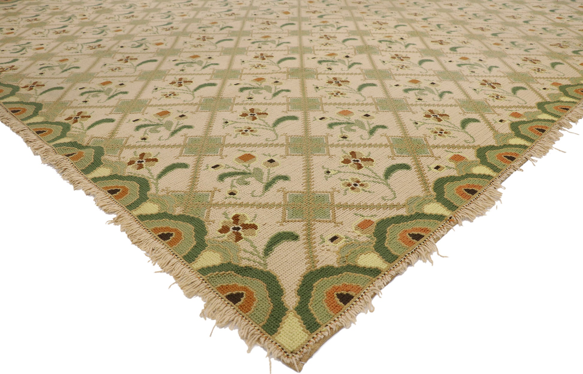 10 x 10 Antique Portuguese Arraiolos Rug 76942