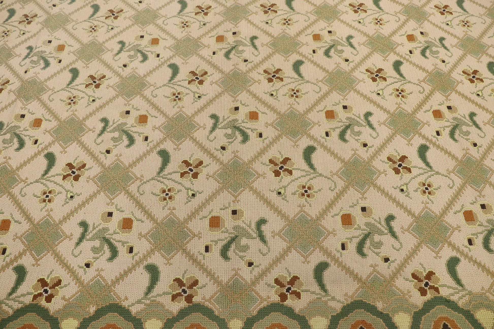 10 x 10 Antique Portuguese Arraiolos Rug 76942