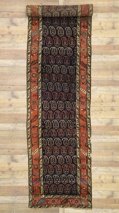 4 x 17 Antique Bijar Rug 76944