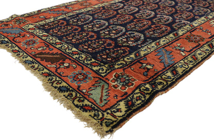 4 x 17 Antique Bijar Rug 76944