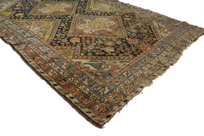4 x 6 Antique Persian Shiraz Rug 76952