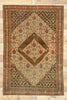 4 x 6 Antique Persian Senneh Rug 76956