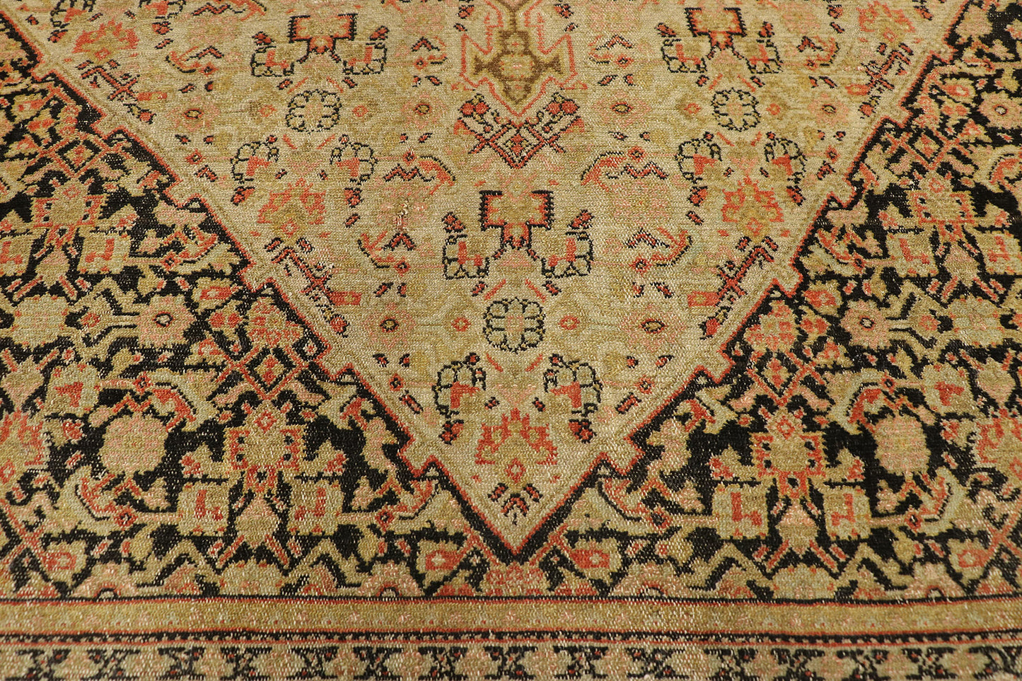 4 x 6 Antique Persian Senneh Rug 76956