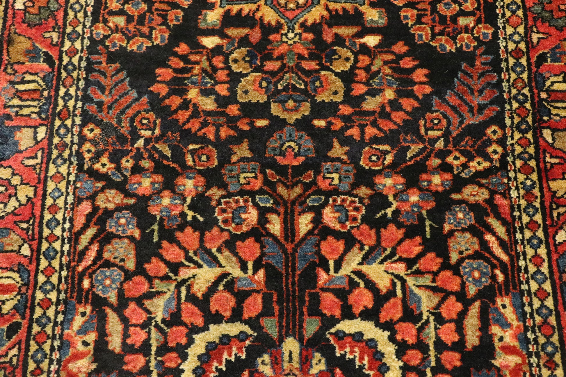 2 x 4 Antique Sarouk Rug 76961
