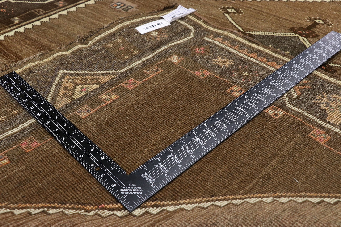 5 x 12 Vintage Turkish Oushak Rug 76968