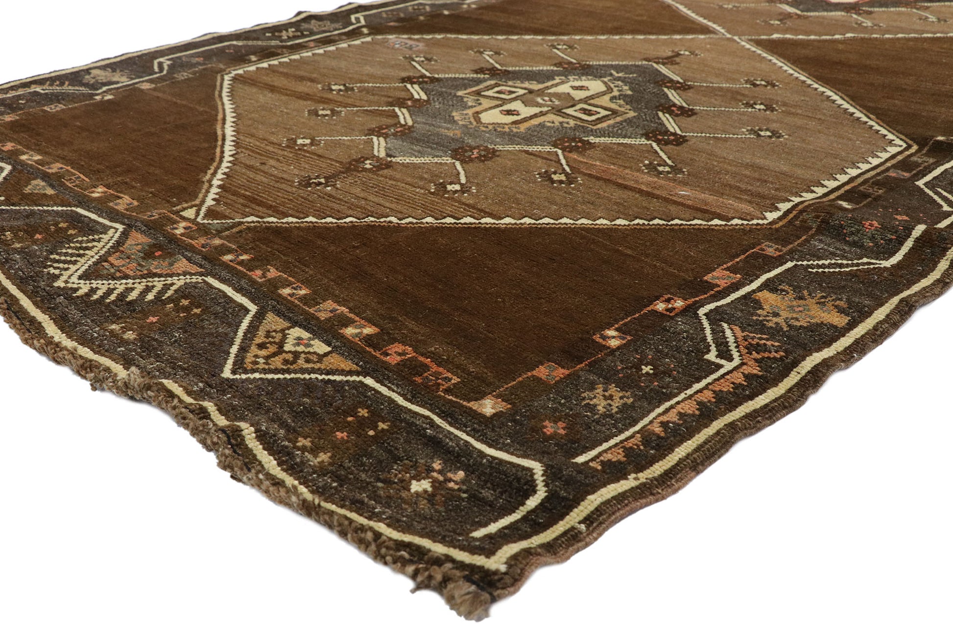 5 x 12 Vintage Turkish Oushak Rug 76968