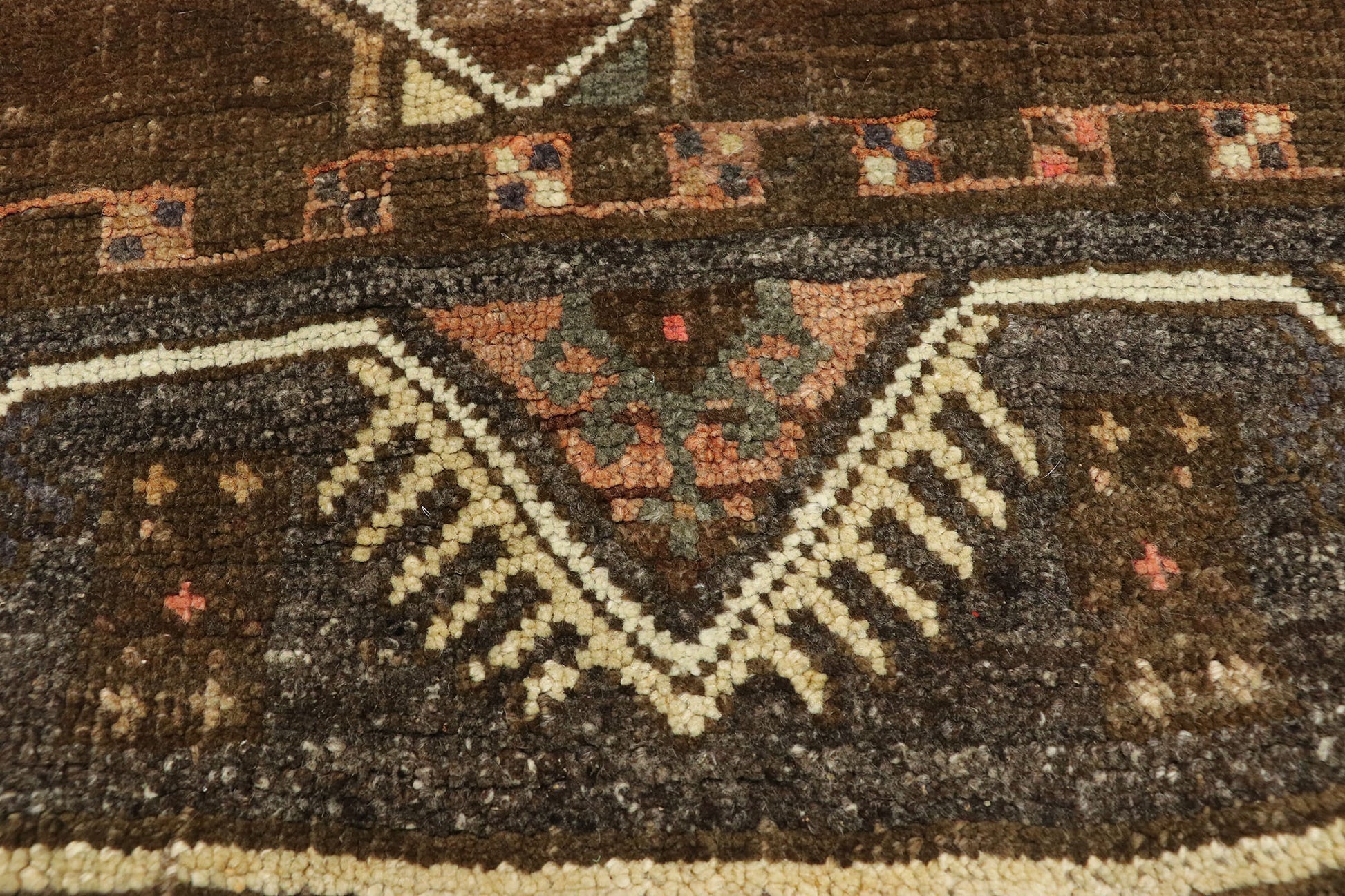 5 x 12 Vintage Turkish Oushak Rug 76968