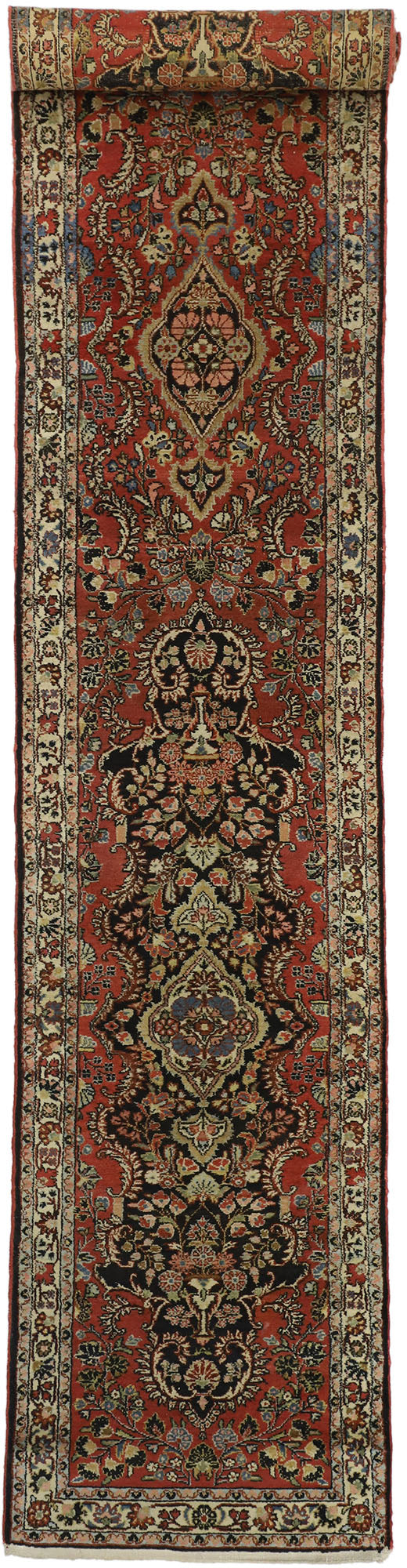 3 x 18 Antique Persian Hamadan Rug 76970