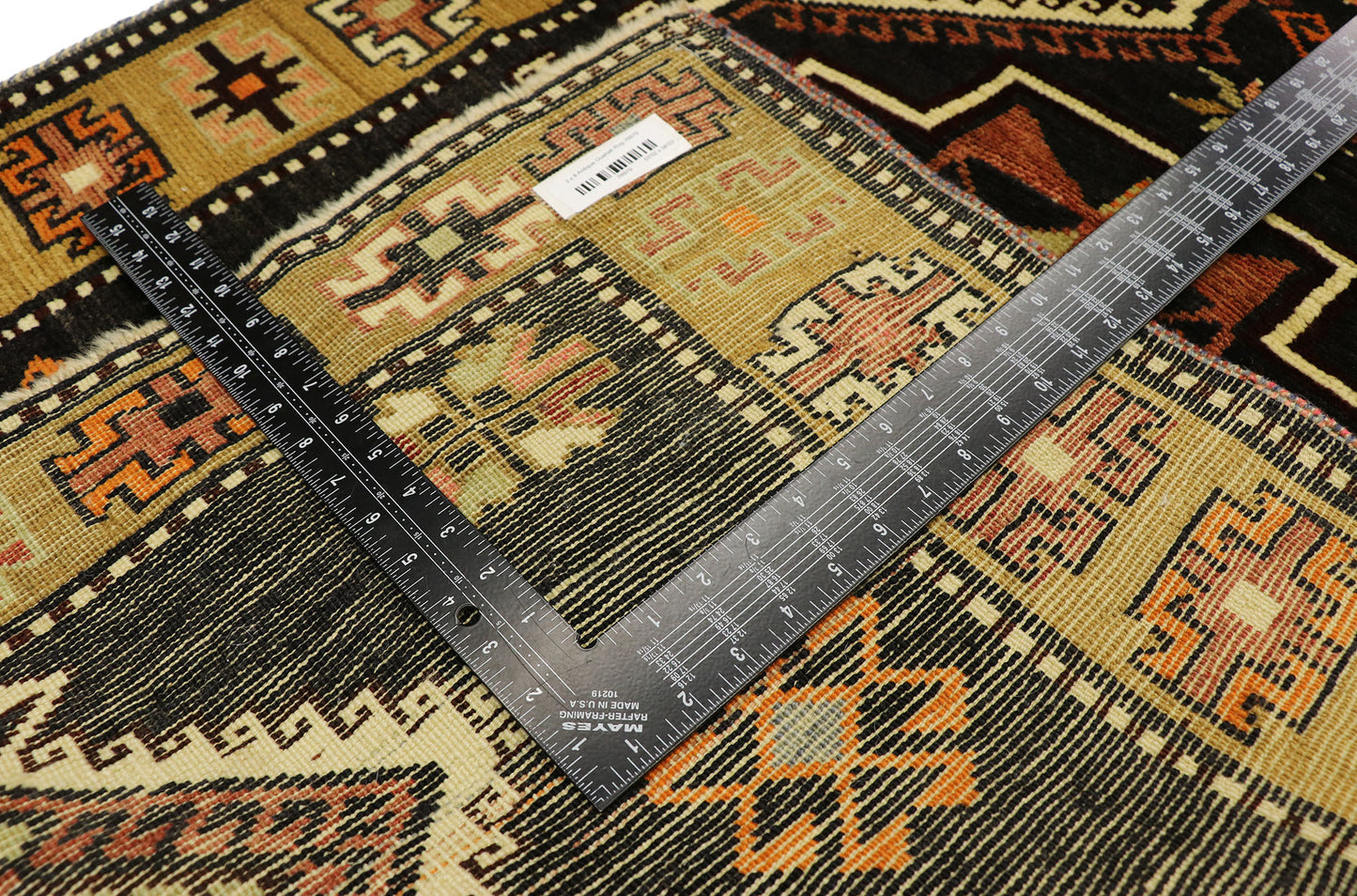 3 x 8 Antique Turkish Oushak Runner 76979
