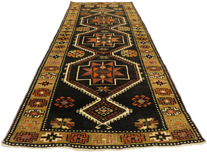 3 x 8 Antique Turkish Oushak Runner 76979