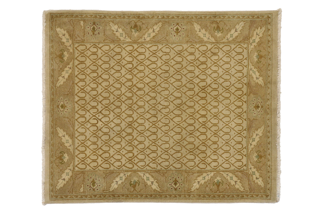 4 x 5 Vintage Indian Rug 76983