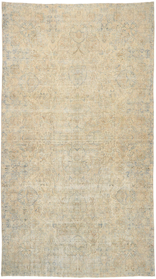 11 x 19 Antique Persian Kerman Rug 76985
