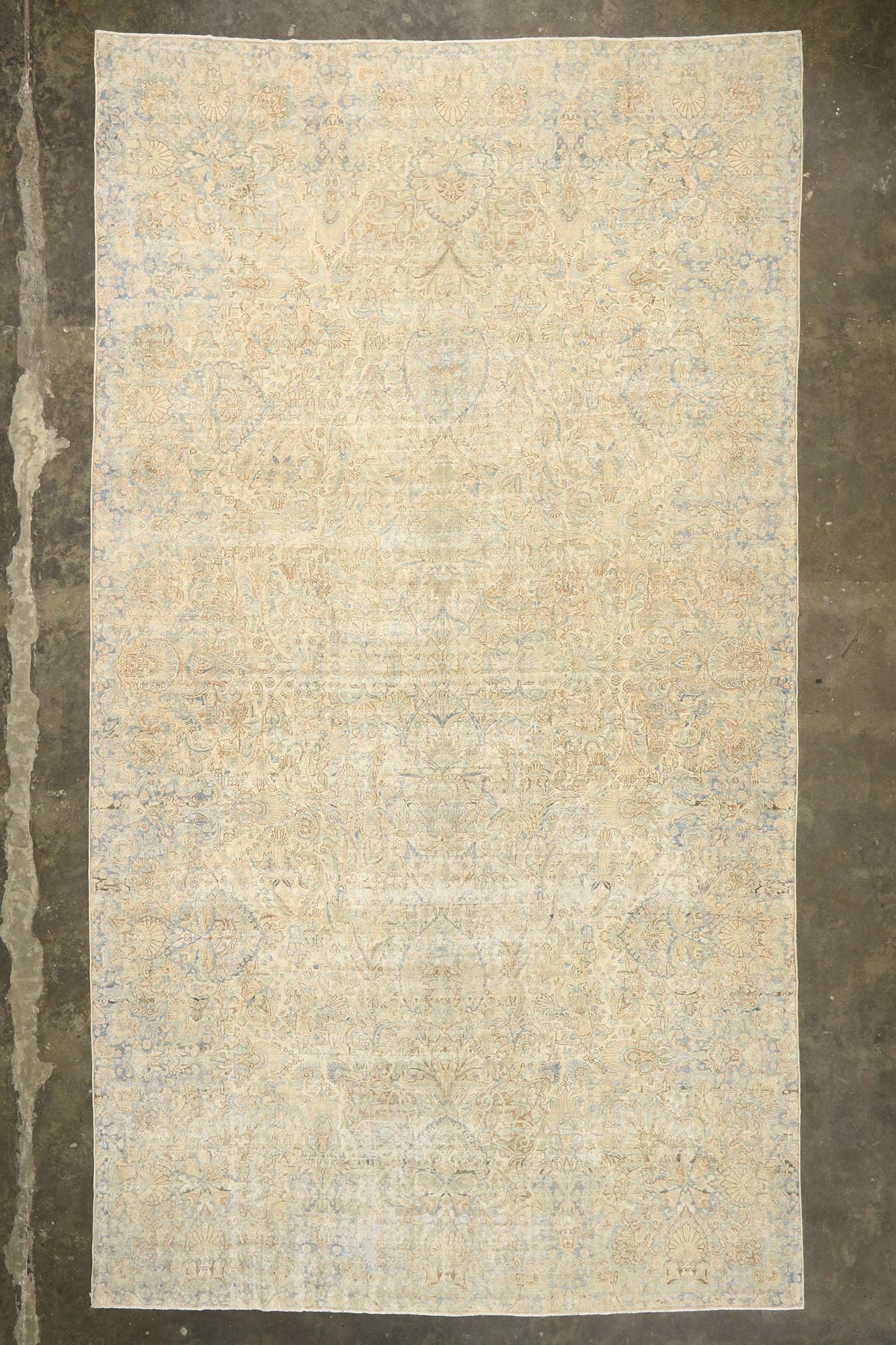 11 x 19 Antique Persian Kerman Rug 76985