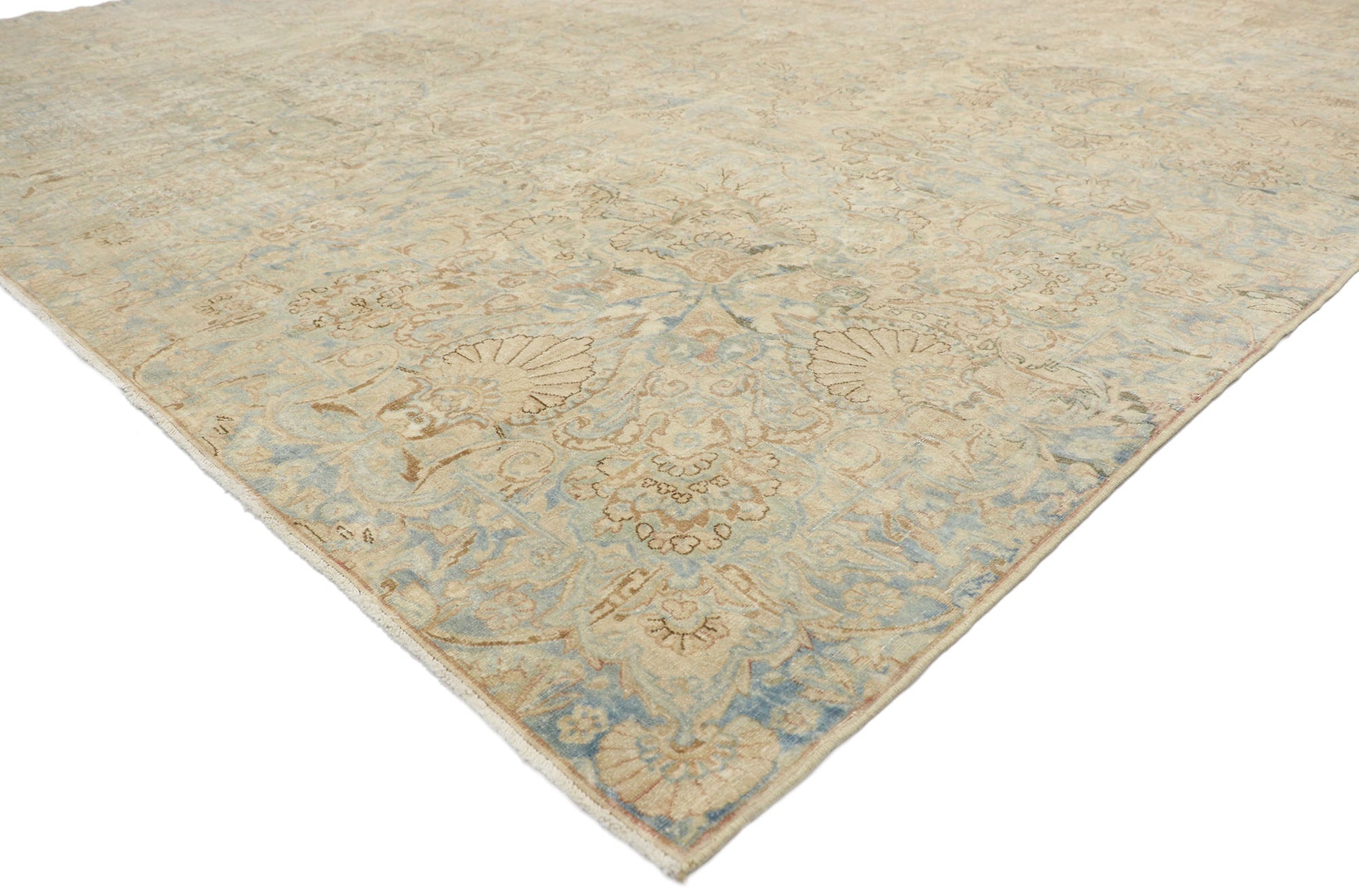 11 x 19 Antique Persian Kerman Rug 76985