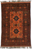 3 x 5 Vintage Afghan Rug 76990