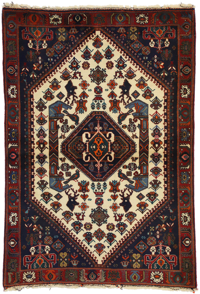 3 x 5 Vintage Persian Shiraz Rug 76992