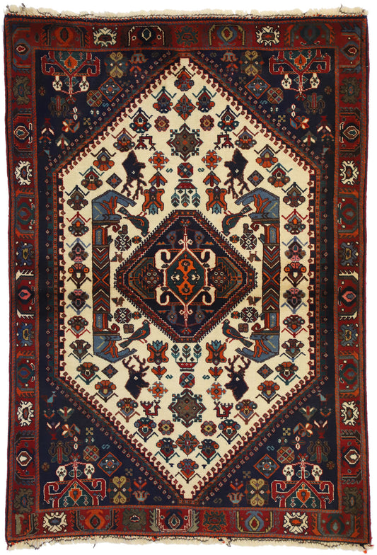 3 x 5 Vintage Persian Shiraz Rug 76992