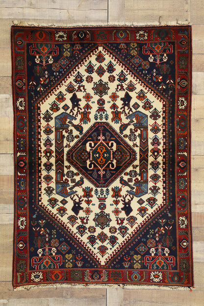 3 x 5 Vintage Persian Shiraz Rug 76992