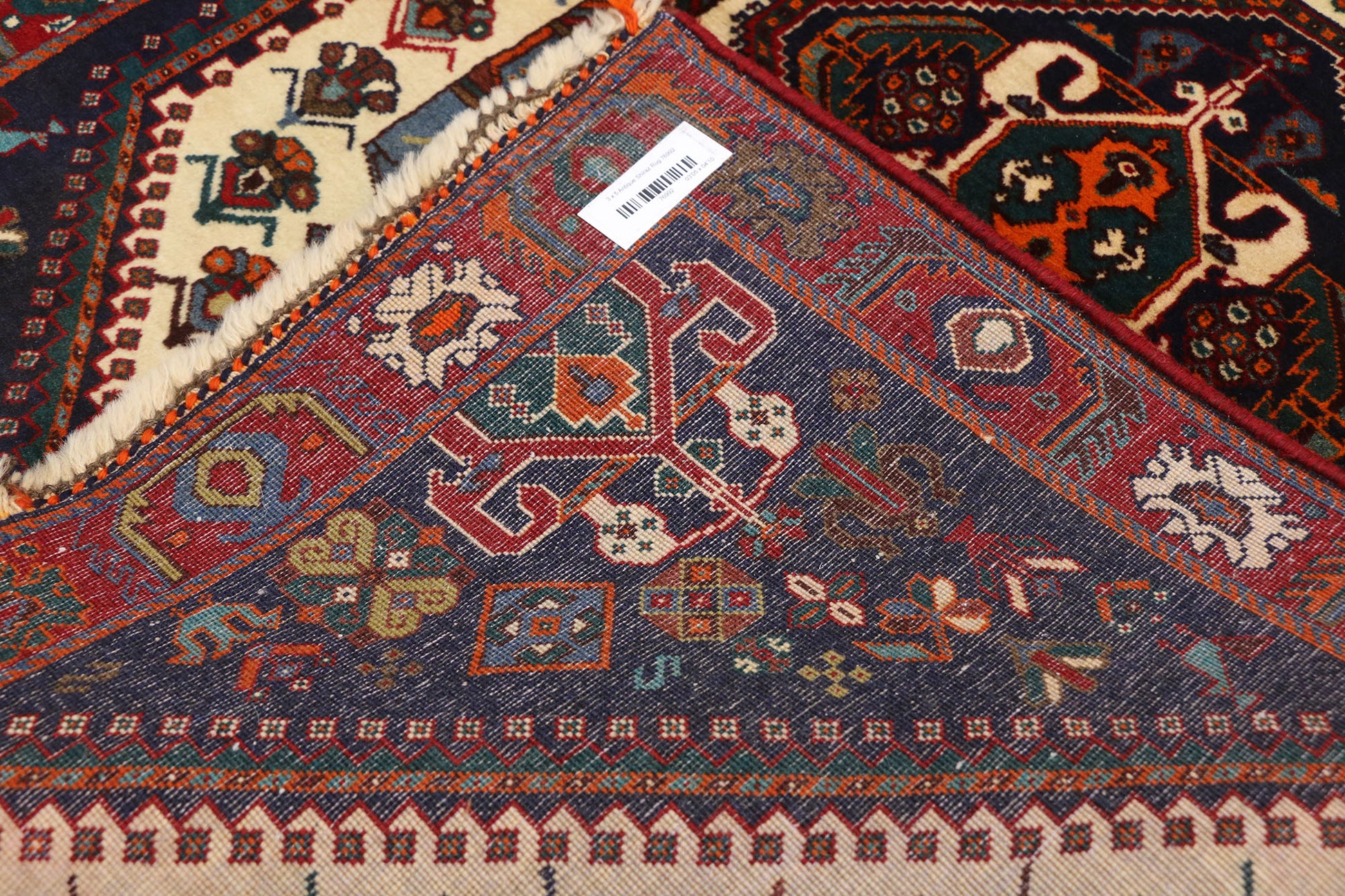 3 x 5 Vintage Persian Shiraz Rug 76992