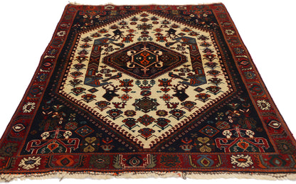 3 x 5 Vintage Persian Shiraz Rug 76992