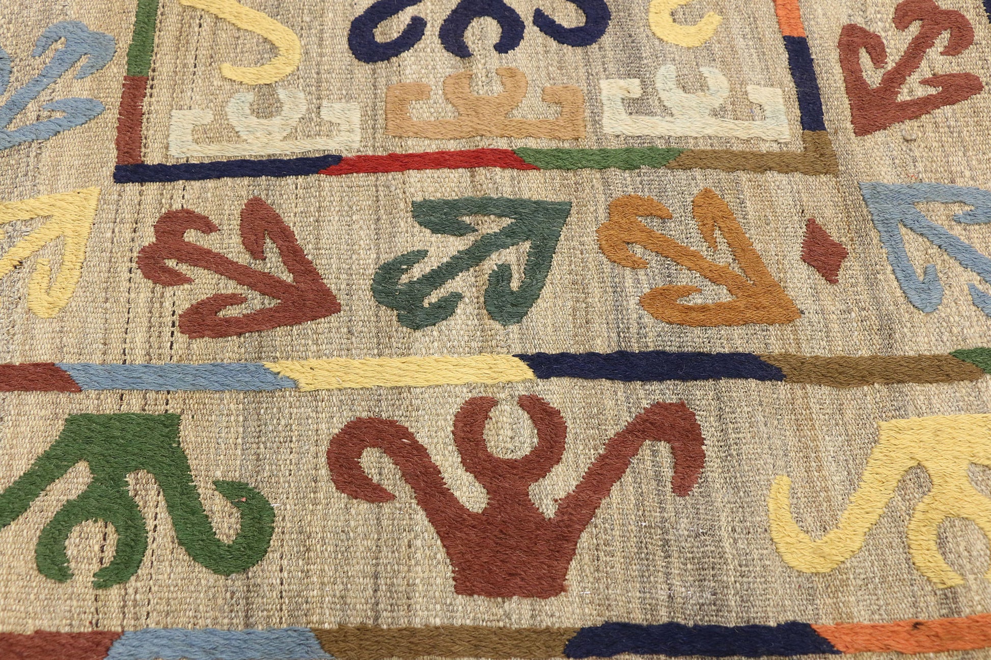 4 x 6 Vintage Russian Kilim Rug 76994