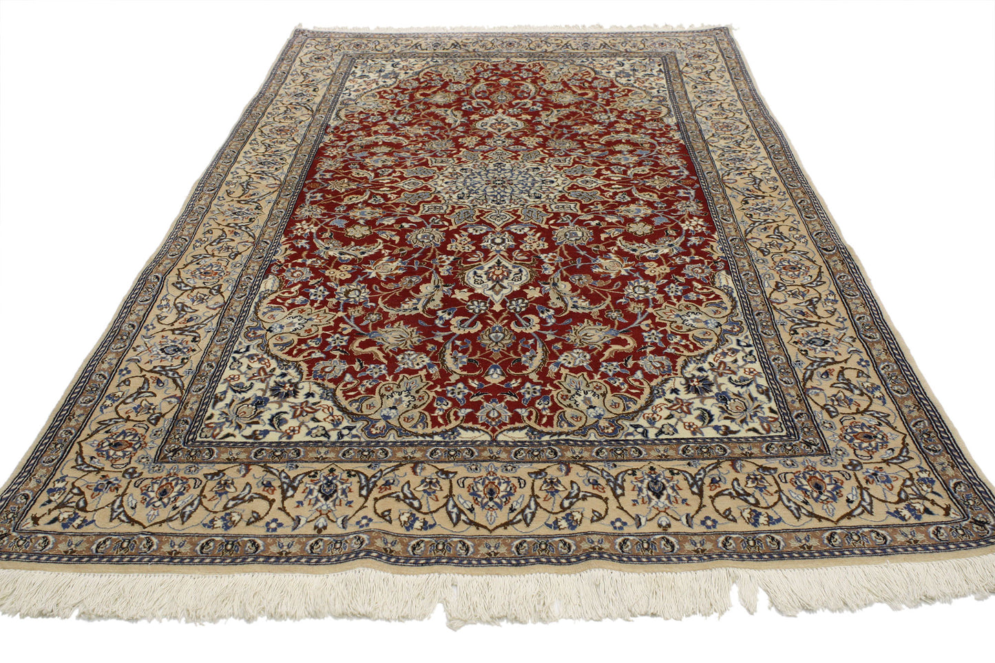 4 x 7 Vintage Nain Rug 76998
