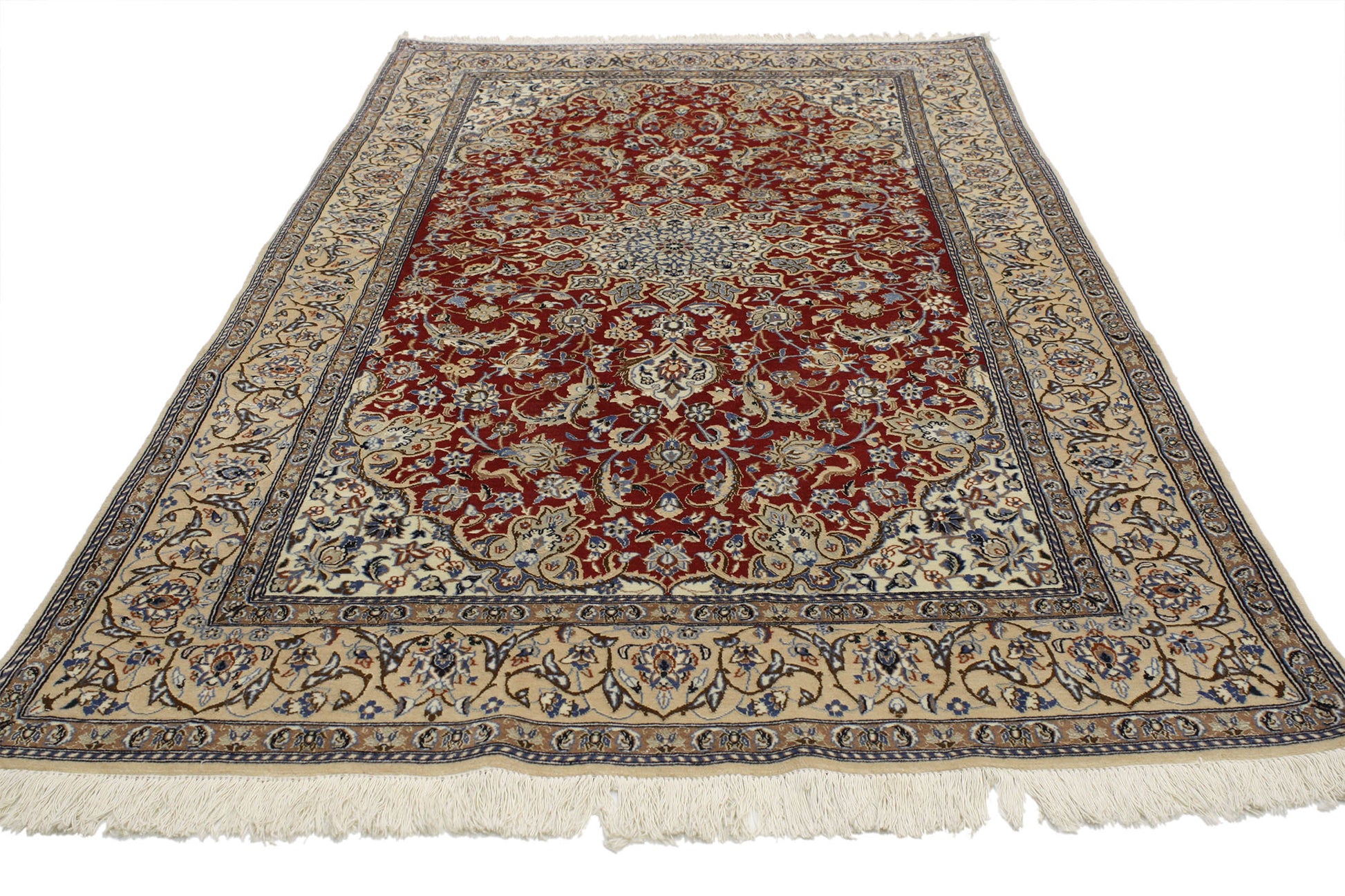4 x 7 Vintage Nain Rug 76998