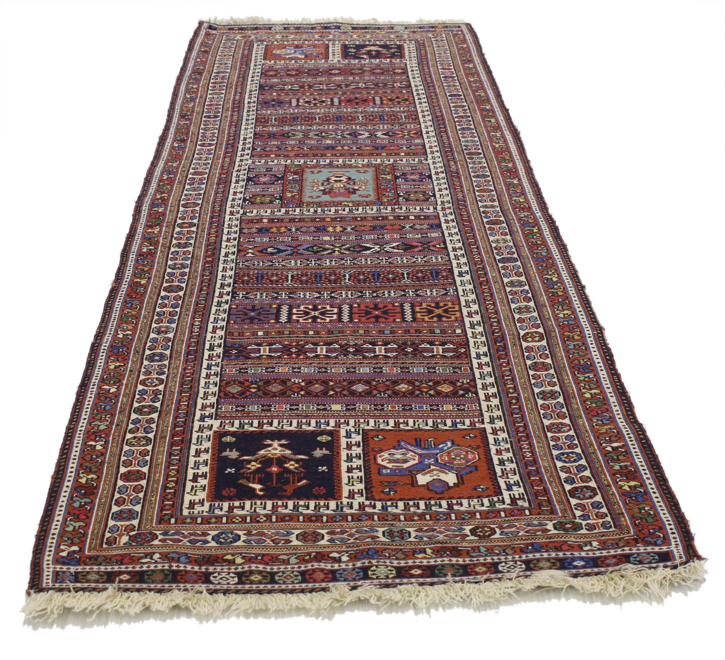 3 x 8 Vintage Soumak Runner 77002
