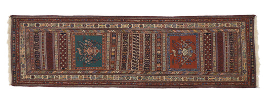 3 x 8 Vintage Turkish Kilim Rug 77003