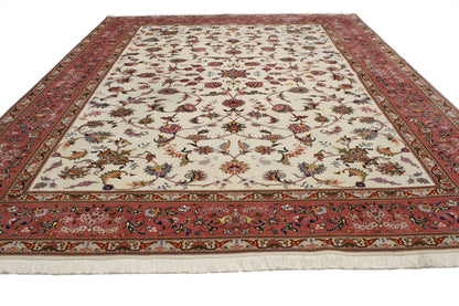 7 x 10 Vintage Tabriz Rug 77010
